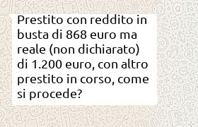 prestito 2000 euro reddito in parte in nero