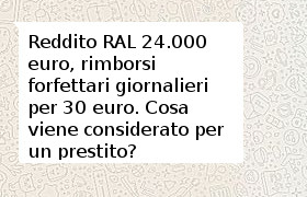 prestito calcolo reddito RAL