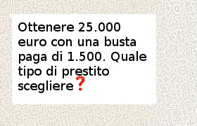prestito 25.000 euro senza cessione del quinto