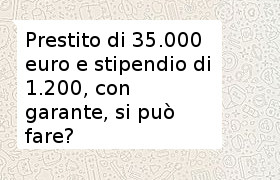 prestito 35.00 euro con cessione e delega