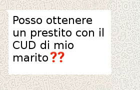 prestito reddito altra persona