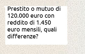 120000 euro prestito o mutuo