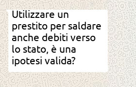 prestito debiti fisco