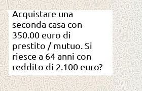 mutuo 350000 a 64 anni