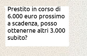 prestito 3000 euro al nono mese di lavoro