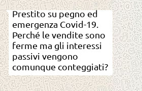 sospensione aste pegni codiv-19