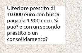 secondo prestito da 10000