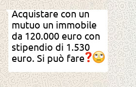 mutuo per immobile di 120000