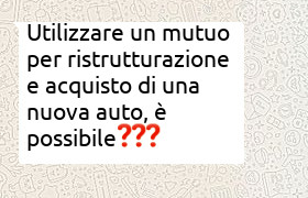 mutuo di ristrutturazione casa o mutuo liquidit�