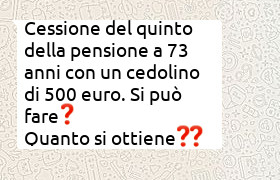 cessione quinto pensione 500 euro