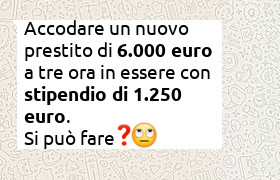 nuovo prestito 6000 euro con tre prestiti in corso