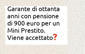 garante 80 anni mini prestito bancoposta