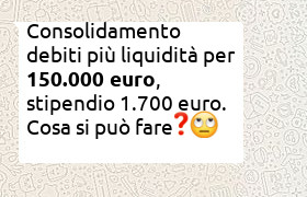 mutuo liquidità 150000 euro per militare con stipendio 1700 euro