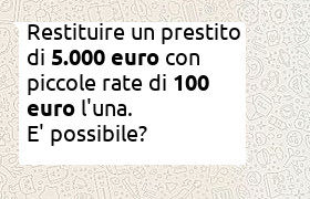 prestito 5000 euro con rate mensili da 100 euro