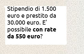 prestito di 30000 euro con stipendio di 1500 euro