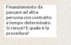passaggio prestito da fidanzata a fidanzato dopo separazione