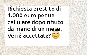 prestito 1000 euro rifiutato da meno di un mese, provare a richiederlo con PostePay