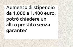 secondo prestito di 10000 euro con garante del primo deceduto durante il rimborso