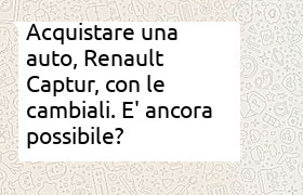 acquistare una renault captur con le cambiali, perché non si riesce a fare