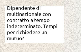anzianità si servizio per mutuo con stipendio di 1500 euro