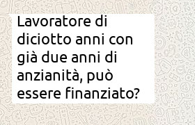 prestito auto a diciotto anni lavorando da due