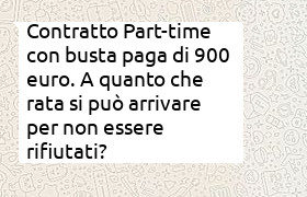 Possibile ulteriore prestito da 150 euro di rata su reddito di 900 euro parttime