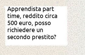 apprendistato secondo prestito